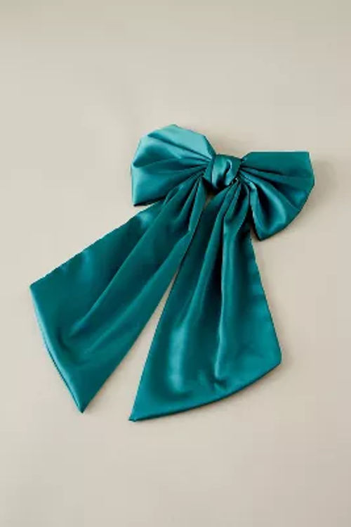 Satin Bow Barrette Hair Clip