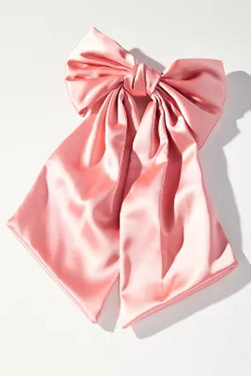 Satin Bow Barrette Hair Clip