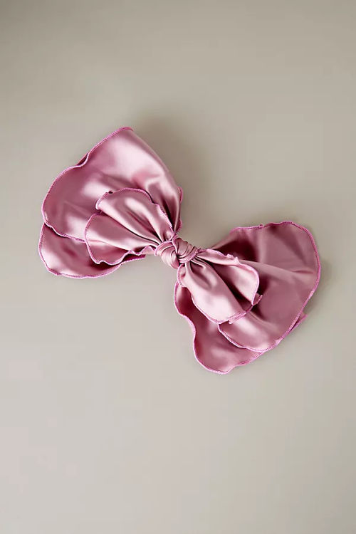 Silky Bow Barrette Hair Clip