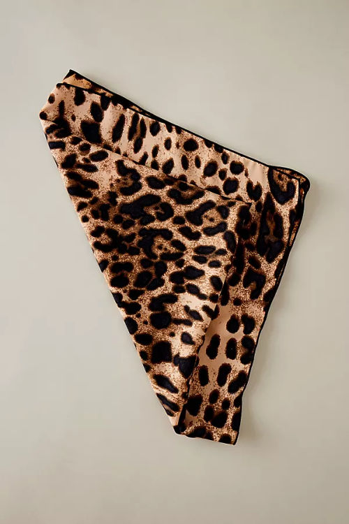 Leopard Print Head Scarf