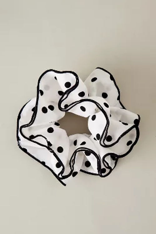 Polka Dot Hair Scrunchie