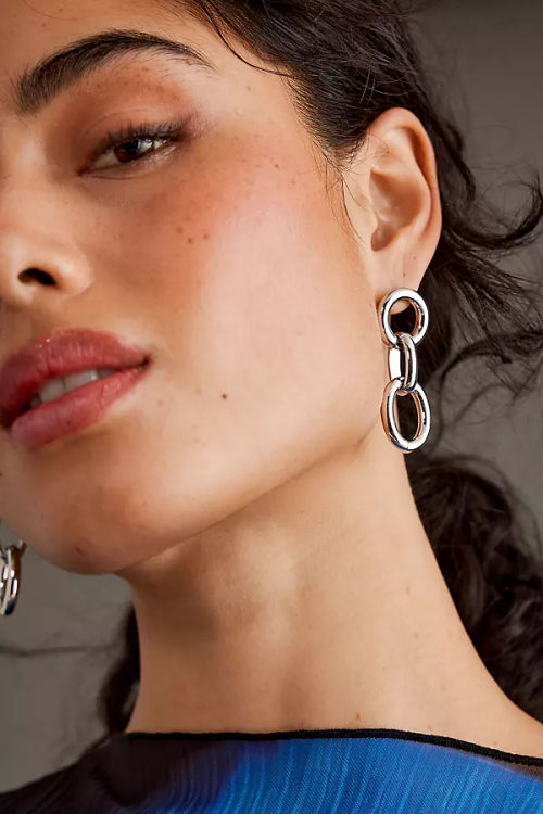 Chunky Chain Drop Earrings