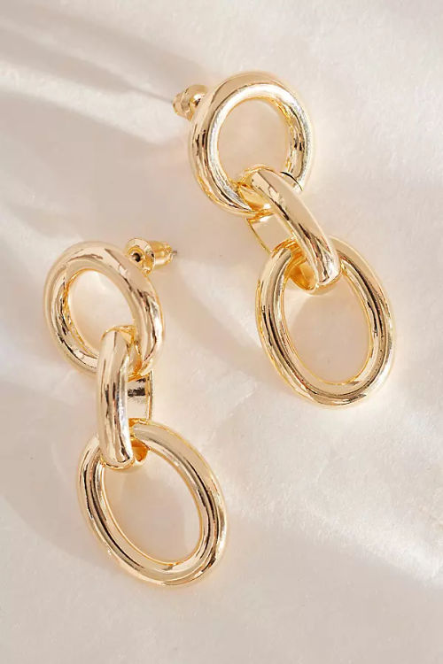 Chunky Chain Drop Earrings