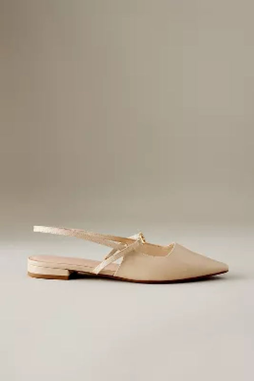 Charles & Keith Pointed-Toe Slingback Flats