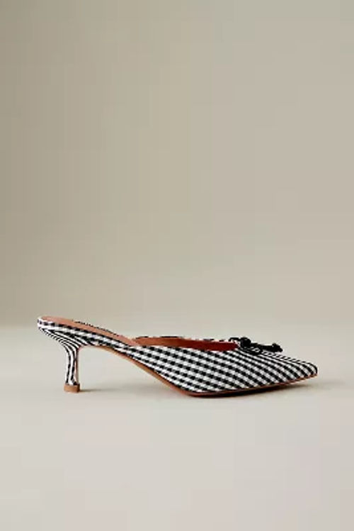 Bibi Lou Gingham Kitten-Heel...