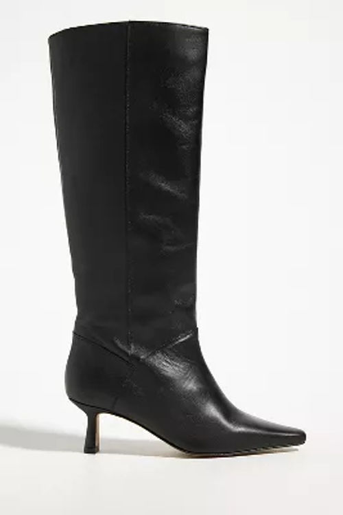 Leather Knee-High Boots