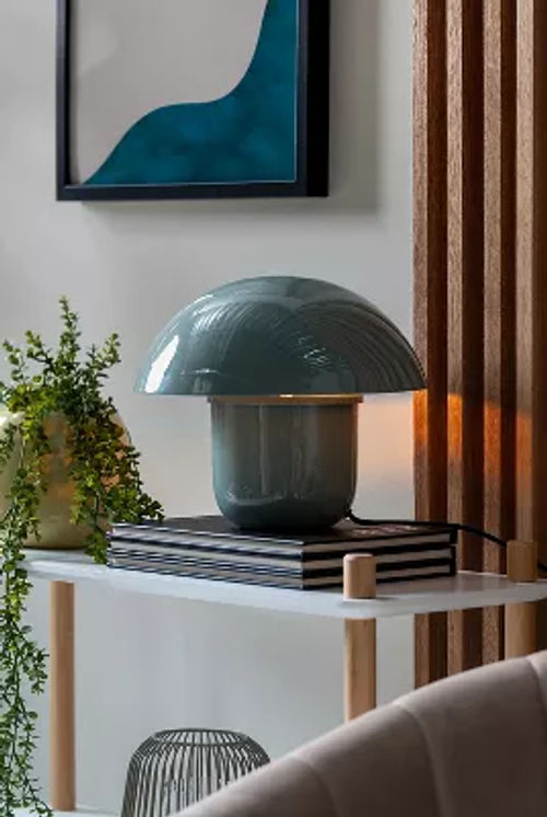 Metal Mushroom Table Lamp