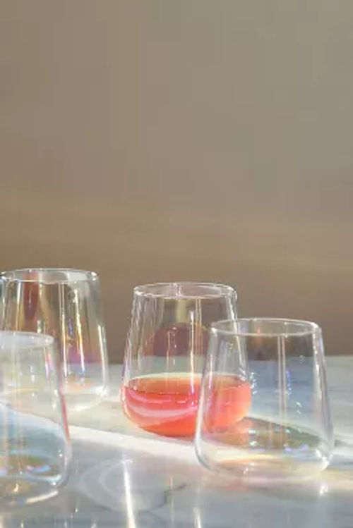 Morgan Stemless Wine Glasses,...