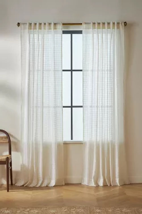 Sheer Grid Curtain