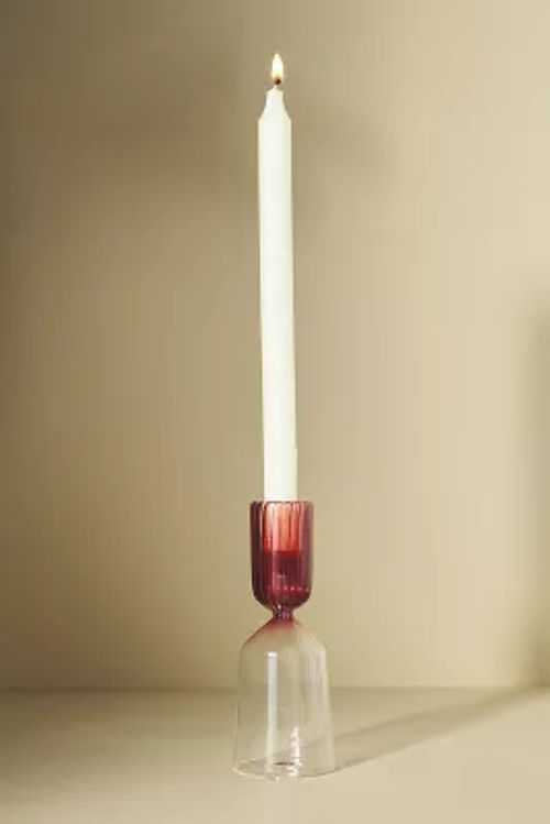 Calle Glass Taper Candle...