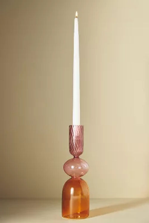 Calle Glass Taper Candle...