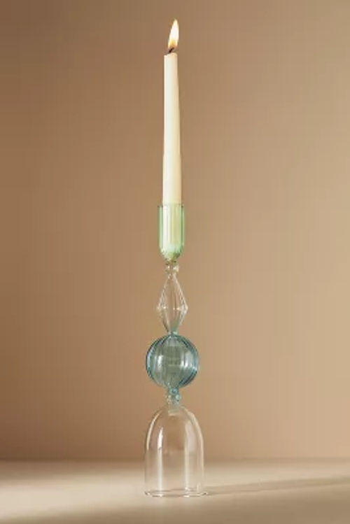 Claudia Glass Taper Candle...