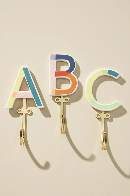 Ceramic Monogram Hook