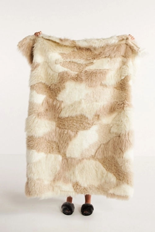 Sophie Faux Fur Throw Blanket Pink Compare Victoria Leeds