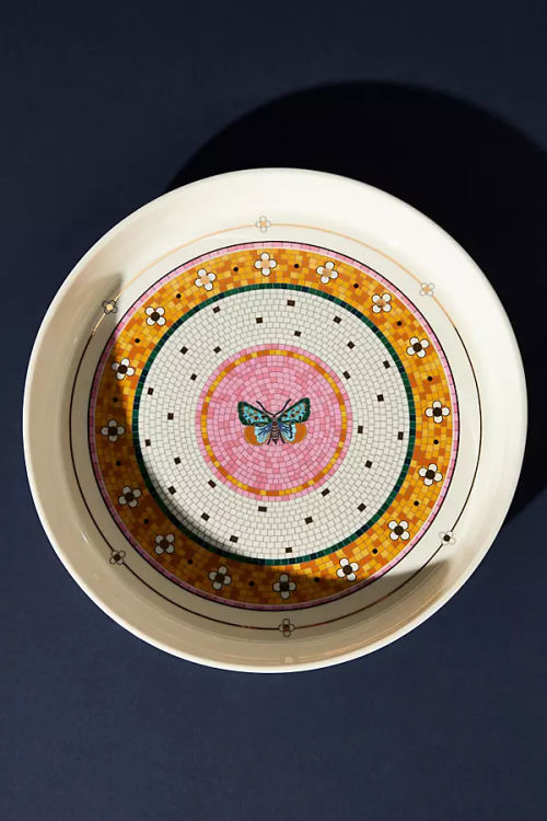 Garden Tile Pie Dish