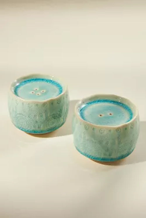 Paolo Glazed Ceramic Salt and Pepper Shakers