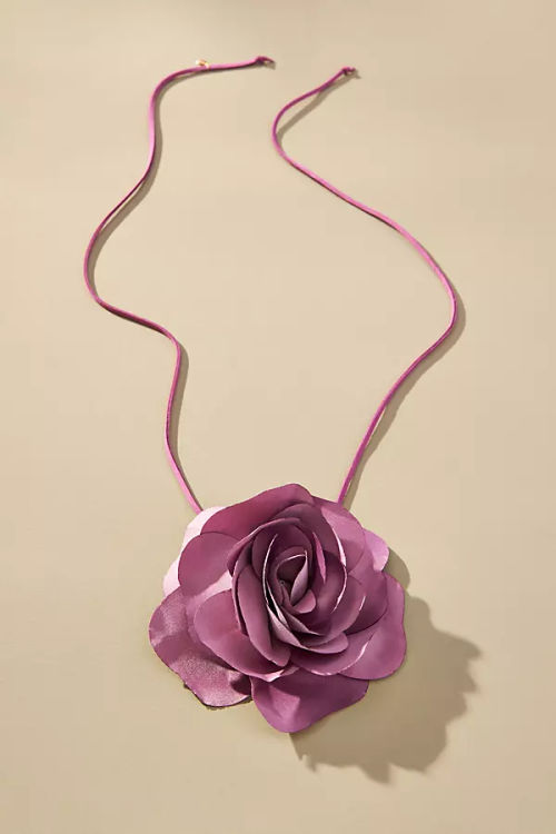 Rosette Wrap Necklace