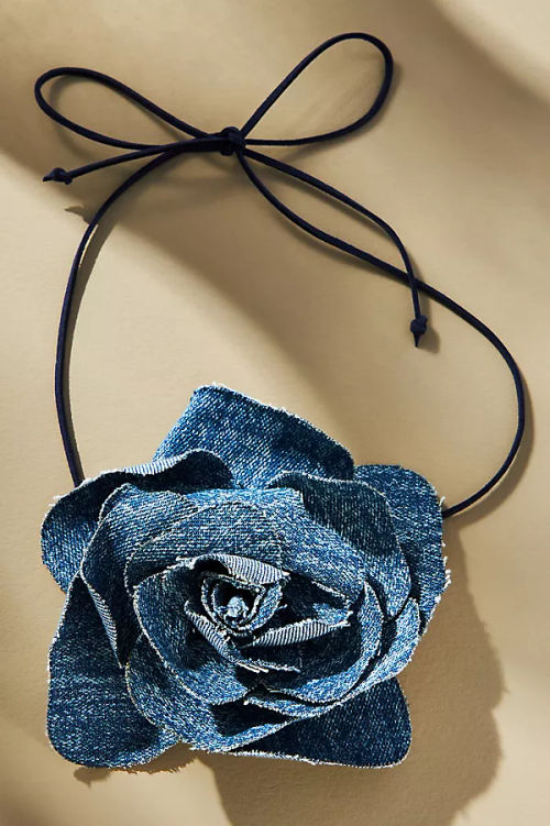 Rosette Wrap Necklace