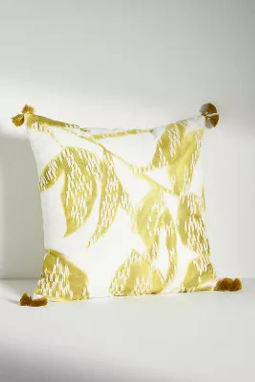 Foliage Tassel Square Cushion