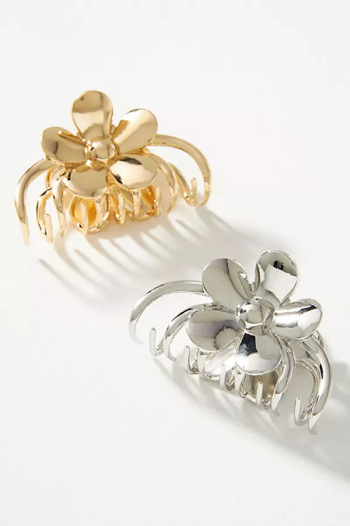 Metal Flower Hair Claw Clips,...