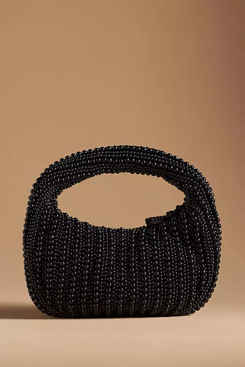 Mini Beaded Shoulder Bag