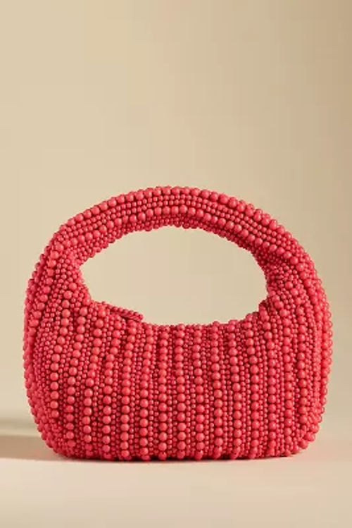 Mini Beaded Shoulder Bag