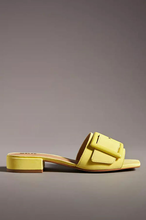 Maeve Buckle Slide Open-Toe...