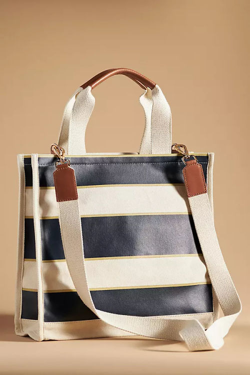 Maeve Striped Canvas Mini...