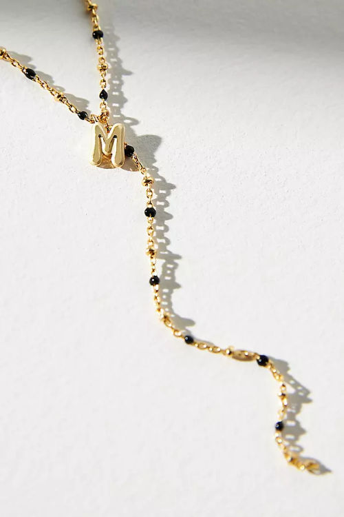 Gold-Plated Delicate Beaded...