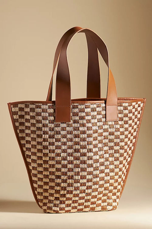 By Anthropologie Raffia...