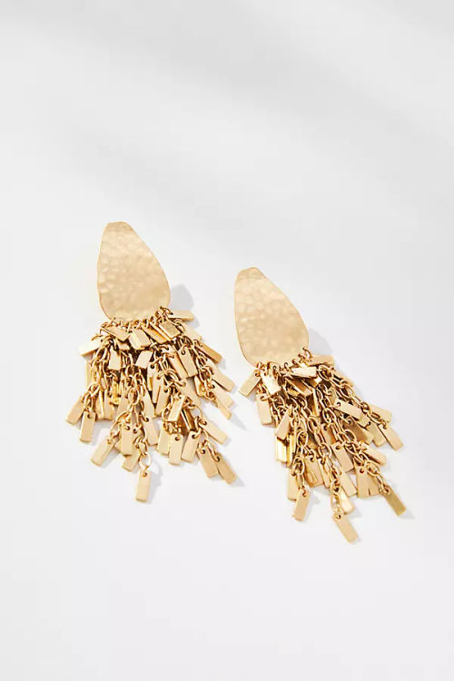 Boho Fringe Drop Earrings