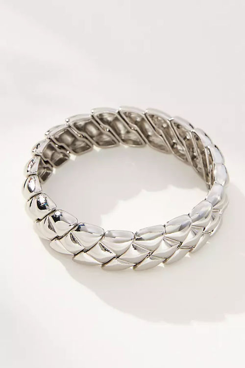 Molten Metal Stretch Bracelet