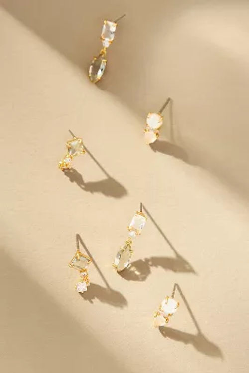 Delicate Gem Drop Earrings,...