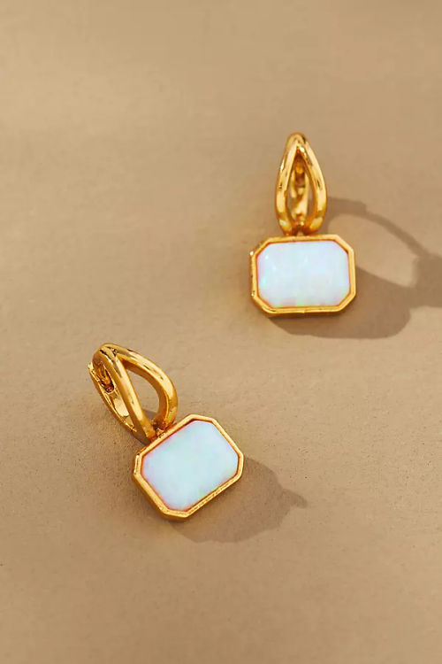 Mini Gem Drop Earrings