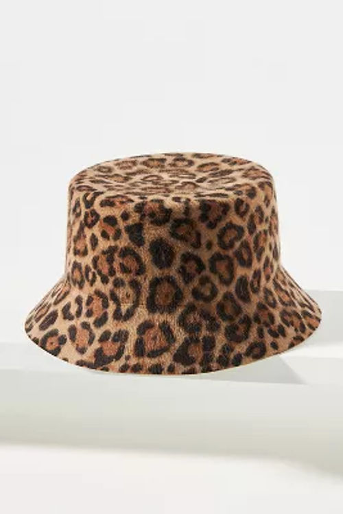 Wyeth Cheetah Felt Bucket Hat