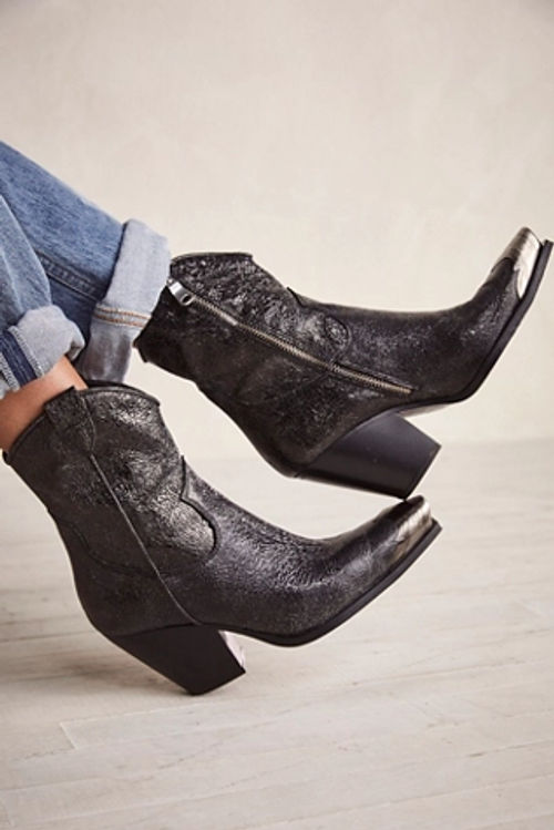 FREE PEOPLE Brayden Western Boot Black