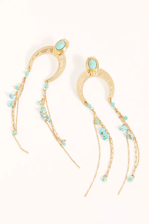 Rhiannon Stone Earrings at...