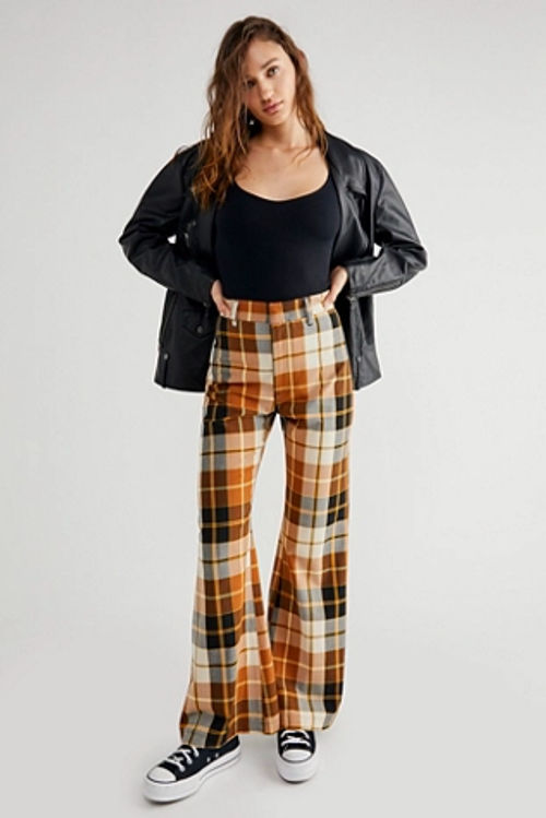 Free People Jules Plaid Pant