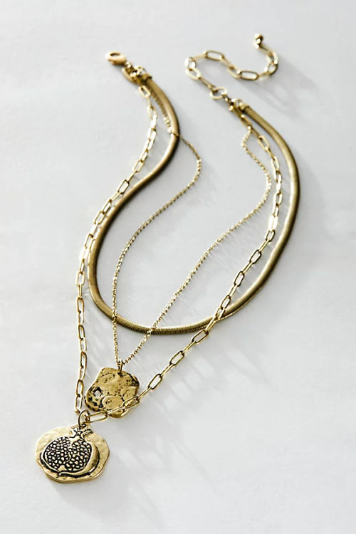 Oversized Coin Necklace at...