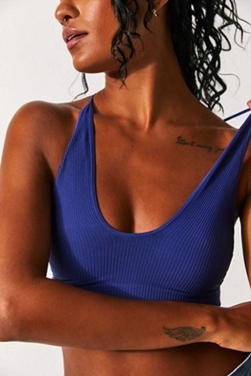 What's The Scoop Bralette by Intimately at Free People in Milk Chocolate,  Size: XS/S, £24.00