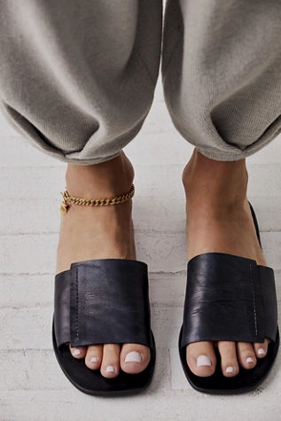 Sidelines Footbed Sandals by FP Collection at Free People in Black