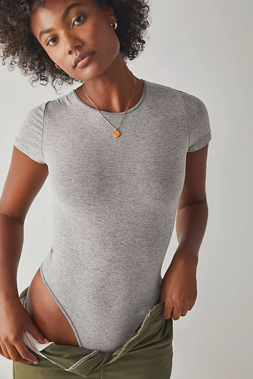 Clean Lines Tee Bodysuit by...