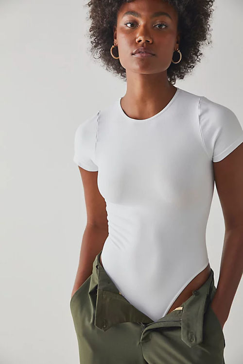 Clean Lines Tee Bodysuit by...