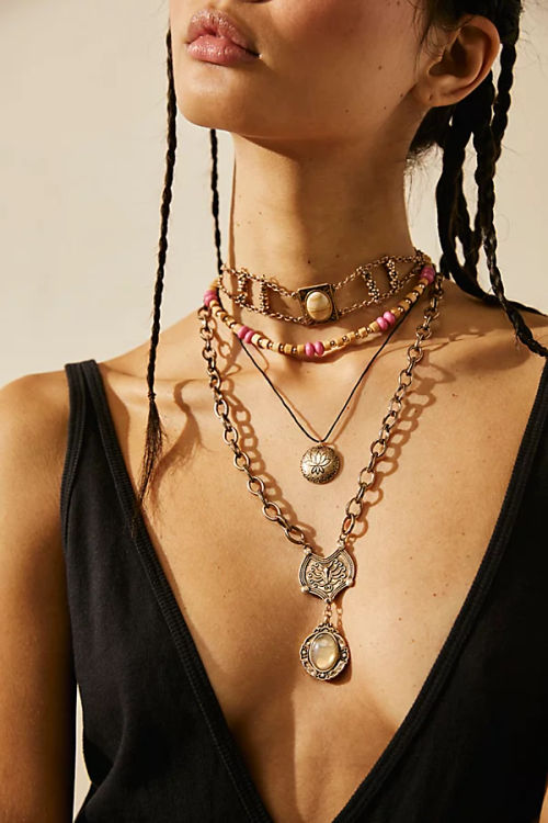 Andromeda Layered Necklace at...