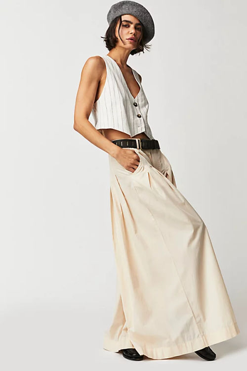 Cassia Pleated Trousers at...