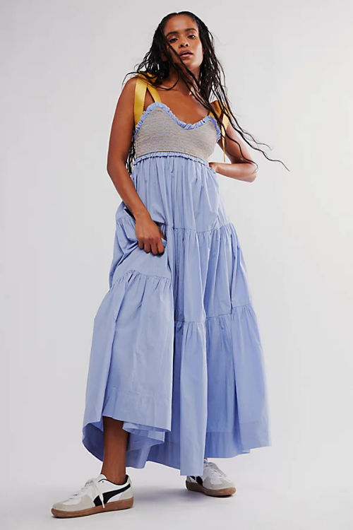 Bluebell Solid Maxi Dress at...