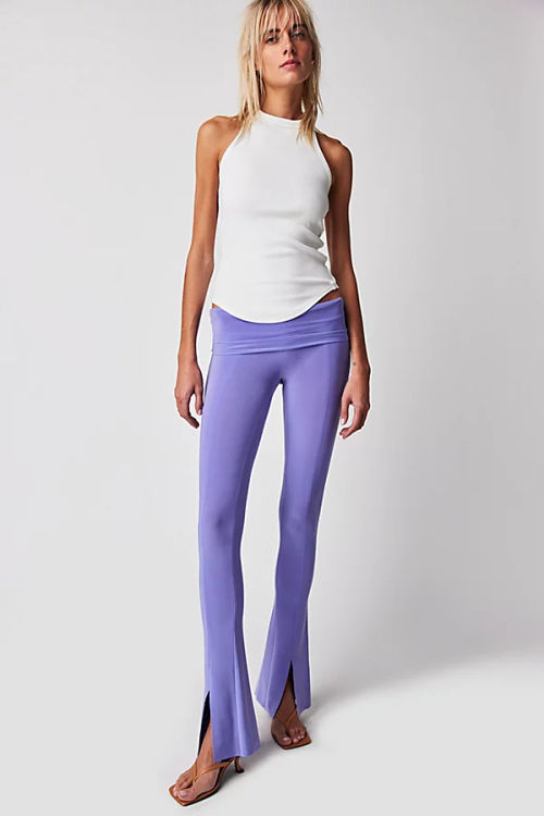 Norma Kamali Spat Leggings by Norma Kamali at Free People, Lilac, S, Compare