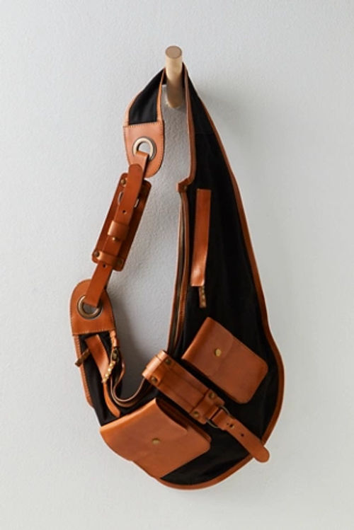 Free People Studded Archer Sling in Brown