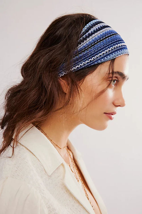 Sara Striped Soft Headband at...