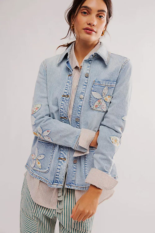 Denim Shabby Chic Jacket by...